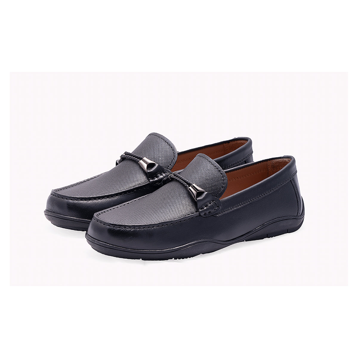 Black Loafer with Formal Trims