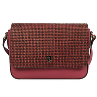 Women woven sling bag