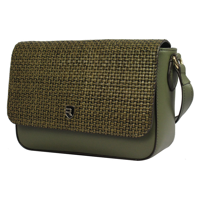 Women woven sling bag