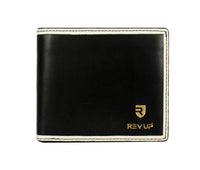 Leather dual color coin wallet