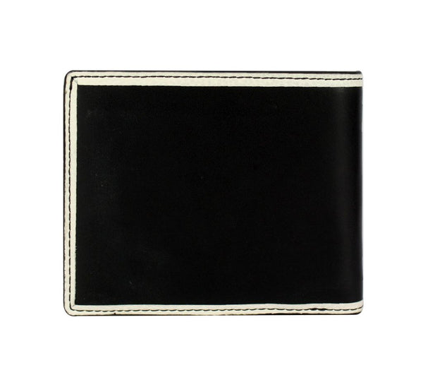 Leather dual color coin wallet