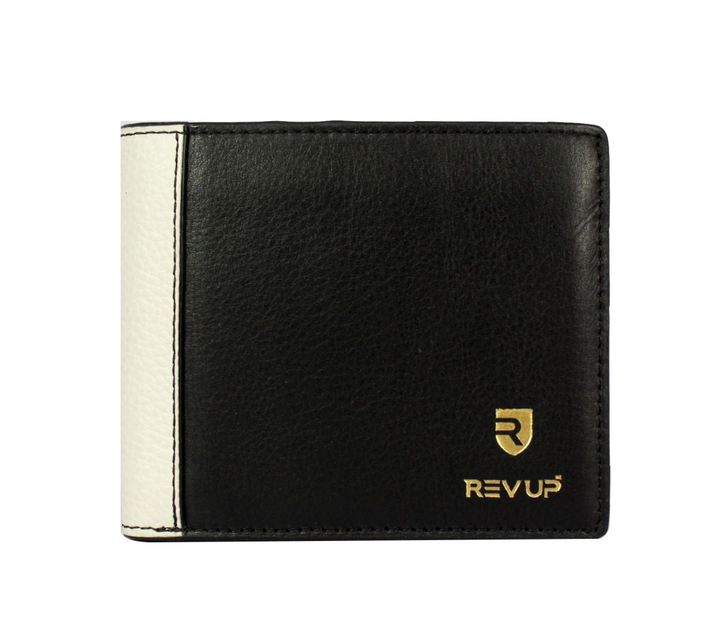 Leather dual color coin wallet