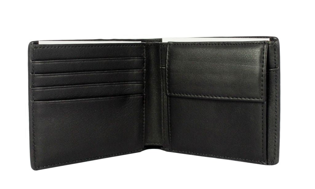 Leather dual color coin wallet