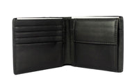 Leather dual color coin wallet