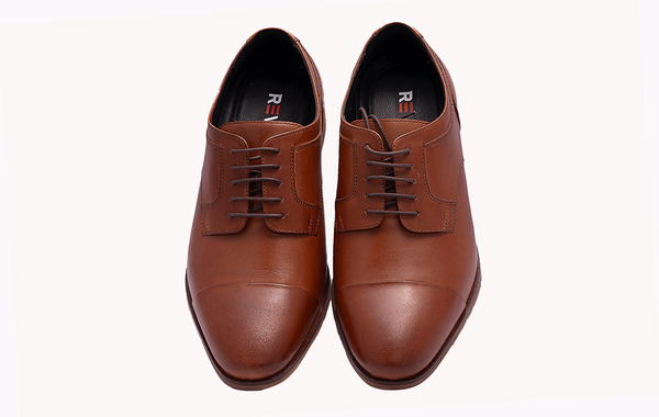 LJ TOE CAP Tan Oxfords - Classic and Stylish Men's Footwear at Revup Studio