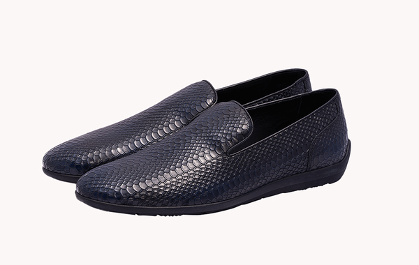 Ontario Tassel Slipon Navy - Classic and Stylish Men's Footwear at Revup Studio