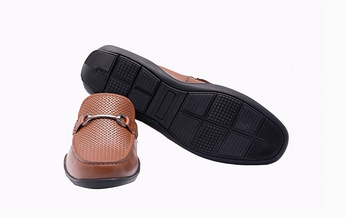 Brown Leather Loafer Trims