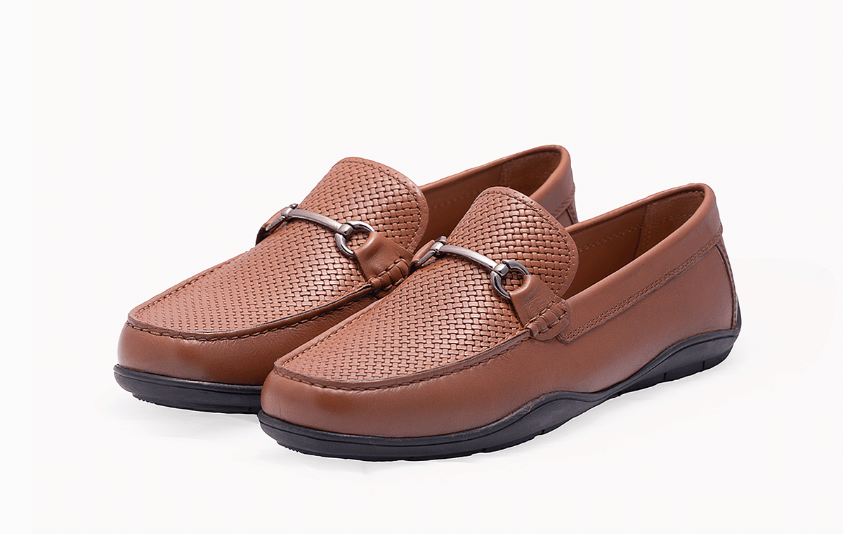 Brown Leather Loafer Trims