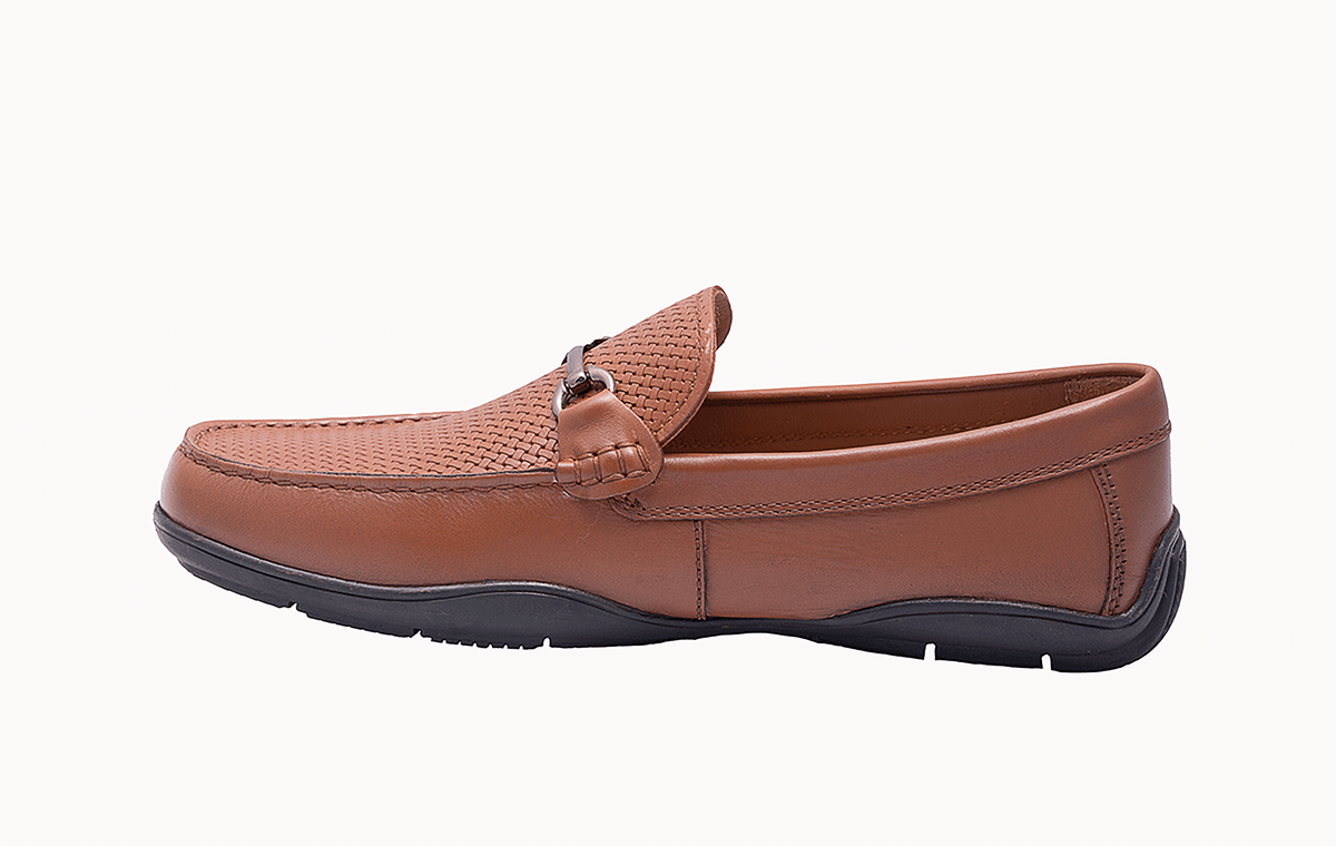 Brown Leather Loafer Trims