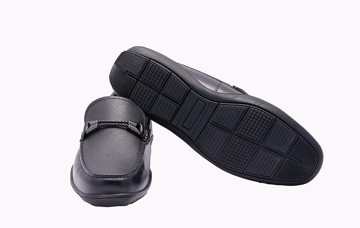 Black Loafer with Formal Trims - Stylish and Sophisticated Footwear at Revup Studio