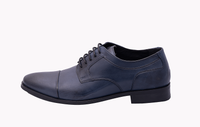 LJ TOE CAP Navy Oxfords - Classic and Refined Men's Footwear at Revup Studio