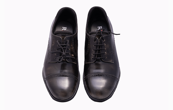 Grey Ferguson Cap Oxfords - Contemporary and Versatile Men's Footwear at Revup Studio