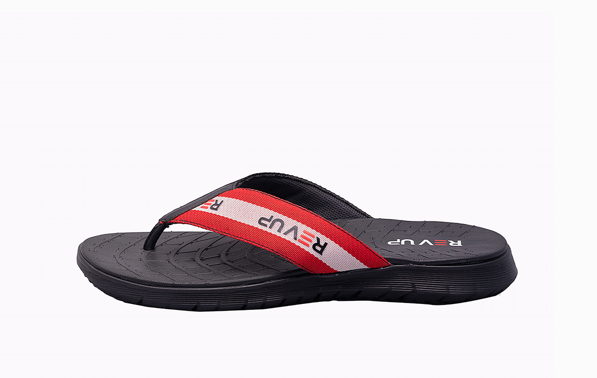 Red V Strap Sandals