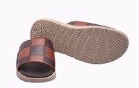 Brown Patch Cuff Sandal