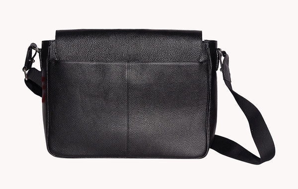 Stylish Work Messenger - Men's Bag (Black) for Professionals with a Sleek Design