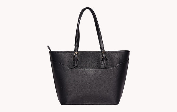 Black Classic Women's Tote Bag - Stylish and Timeless Accessories at Revup Studio