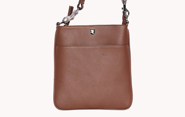 Brown Leather Plain Women's Slingbag - Stylish and Classic Accessories at Revup Studio