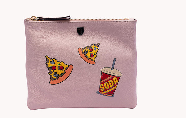 Pink Quirky Cosmetic Pouch Soda - Fun and Stylish Beauty Accessories at Revup Studio