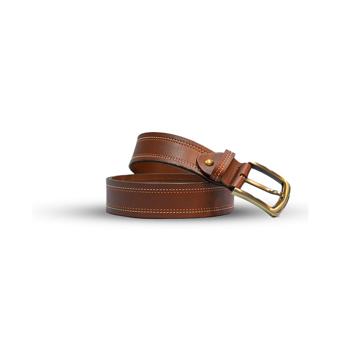 Tan with lining Reversible Glossy Belt