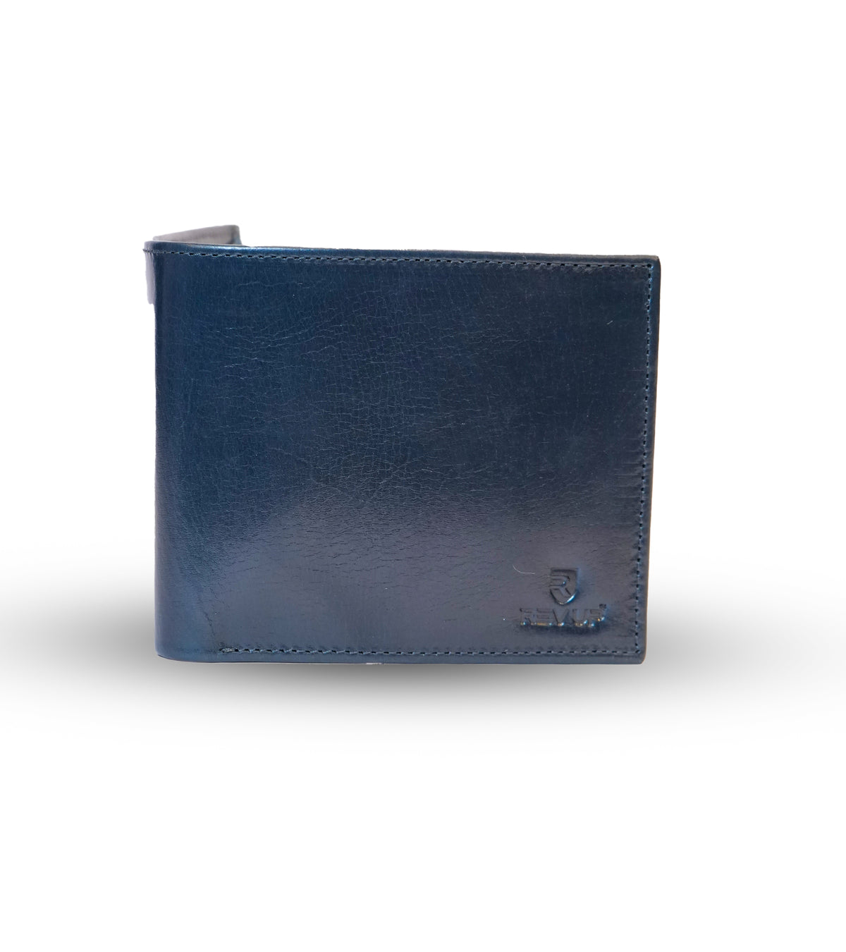 Navy Blue Glossy Coin Wallet