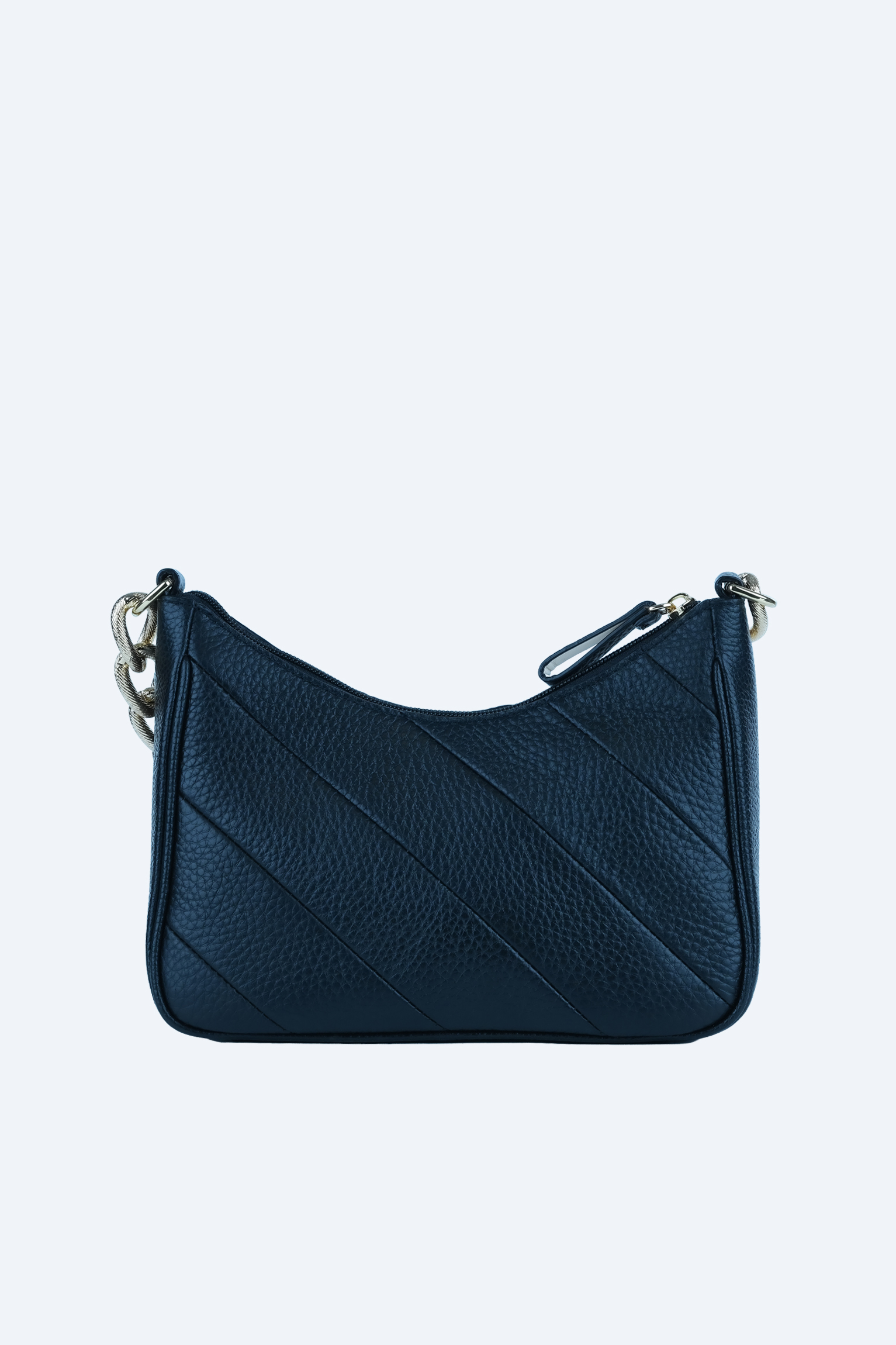 Stripe Luxe Shoulder Bag